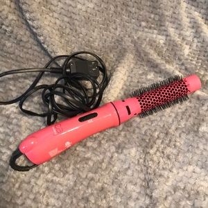 Caj Beauty curling iron hair dryer.